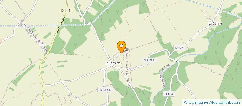 localisation de l'entreprise MONSIEUR JEAN-LUC PETITEAU à SAINT-LUBIN-DES-JONCHERETS