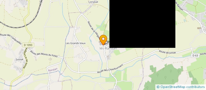 localisation de l'entreprise MONSIEUR JEAN-LUC PETOTON  SAINT-CLEMENT-DE-REGNAT