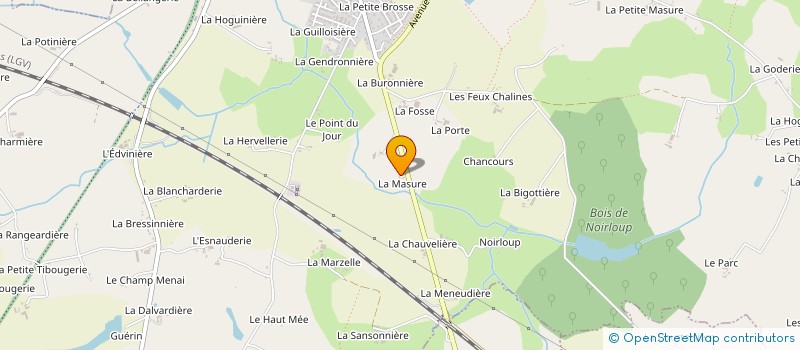 localisation de l'entreprise MONSIEUR JEAN-LUC PEUROIS à ARGENTRE-DU-PLESSIS