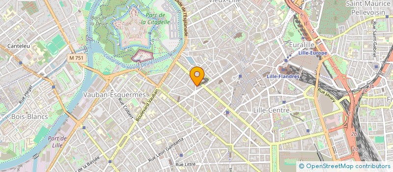 localisation de l'entreprise MONSIEUR JEAN-LUC PEUVRELLE  LILLE