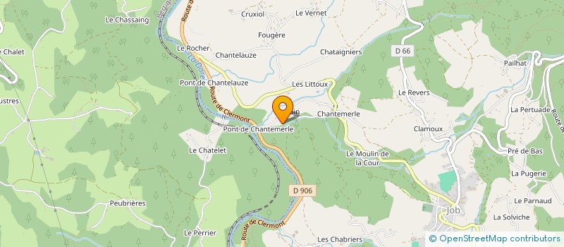 localisation de l'entreprise MONSIEUR JEAN LUC PEYRAT  JOB