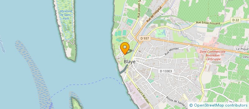 localisation de l'entreprise MONSIEUR JEAN-LUC PEYROUTET à BLAYE