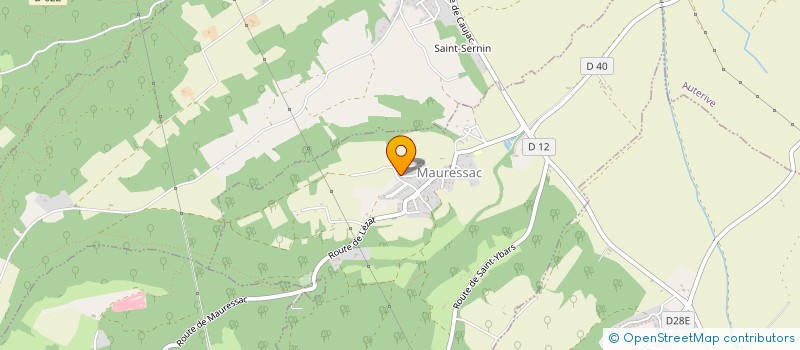 localisation de l'entreprise MONSIEUR JEAN-LUC PHARAMOND  MAURESSAC