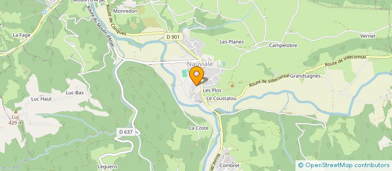 localisation de l'entreprise MONSIEUR JEAN-LUC PHARAMOND à MARCILLAC-VALLON