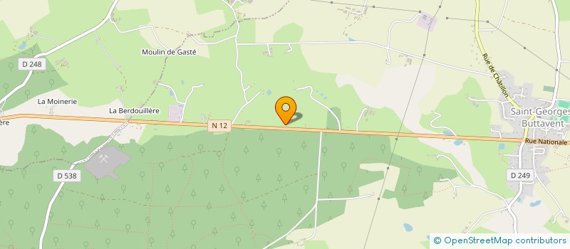 localisation de l'entreprise MONSIEUR JEAN-LUC PICHOT  SAINT-GEORGES-BUTTAVENT