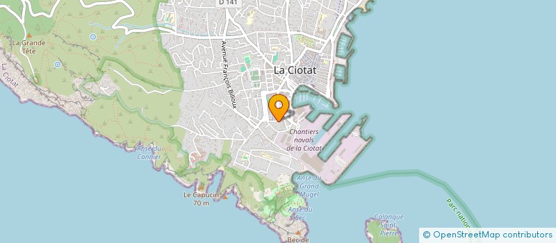 localisation de l'entreprise MONSIEUR JEAN-LUC PIGNATEL à LA CIOTAT