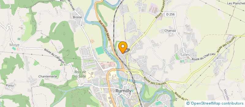 localisation de l'entreprise MONSIEUR JEAN-LUC PILET  RUMILLY