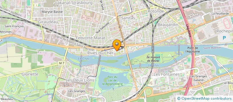 localisation de l'entreprise MONSIEUR JEAN-LUC PILOT  TOURS