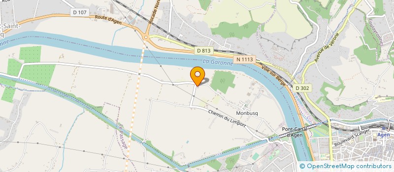 localisation de l'entreprise MONSIEUR JEAN-LUC PINCIN  LE PASSAGE