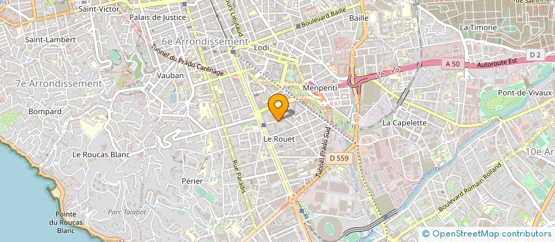 localisation de l'entreprise MONSIEUR JEAN-LUC PISTRE à MARSEILLE
