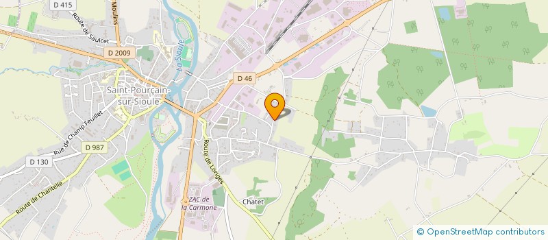 localisation de l'entreprise MONSIEUR JEAN LUC PLAIDIT  SAINT-POURCAIN-SUR-SIOULE