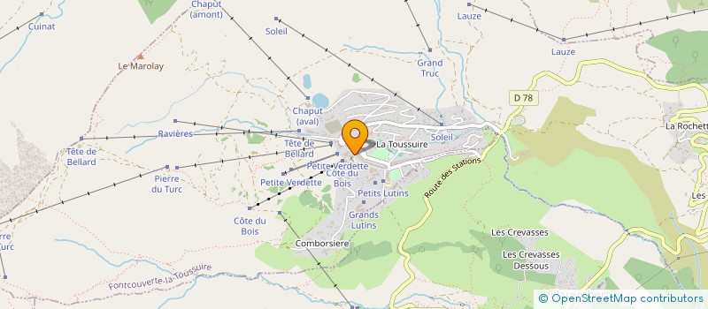 localisation de l'entreprise MONSIEUR JEAN-LUC PLAISANCE  FONTCOUVERTE-LA-TOUSSUIRE