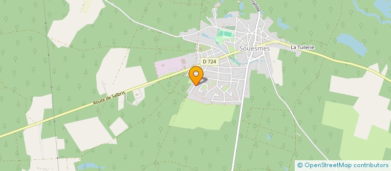 localisation de l'entreprise MONSIEUR JEAN LUC PLESSIS  SOUESMES