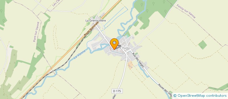 localisation de l'entreprise MONSIEUR JEAN LUC PLESSY  PONT-SUR-VANNE