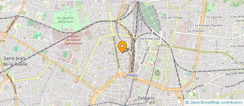 localisation de l'entreprise MONSIEUR JEAN-LUC POIRIER à ORLEANS