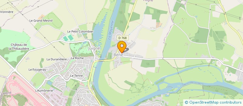 localisation de l'entreprise MONSIEUR JEAN LUC POISSON  MONTREUIL-JUIGNE