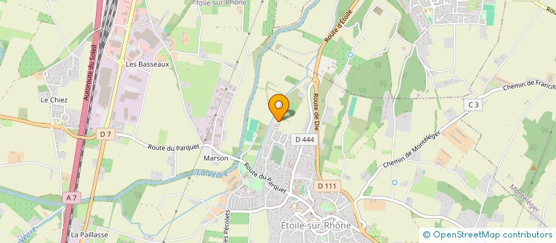 localisation de l'entreprise MONSIEUR JEAN LUC POLIDON  ETOILE-SUR-RHONE