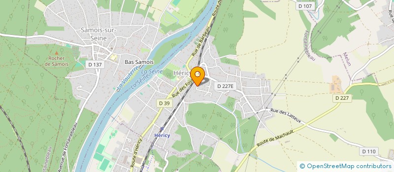 localisation de l'entreprise MONSIEUR JEAN-LUC POLLENNE  HERICY