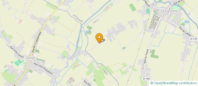 localisation de l'entreprise MONSIEUR JEAN-LUC POMART  LA COUTURE