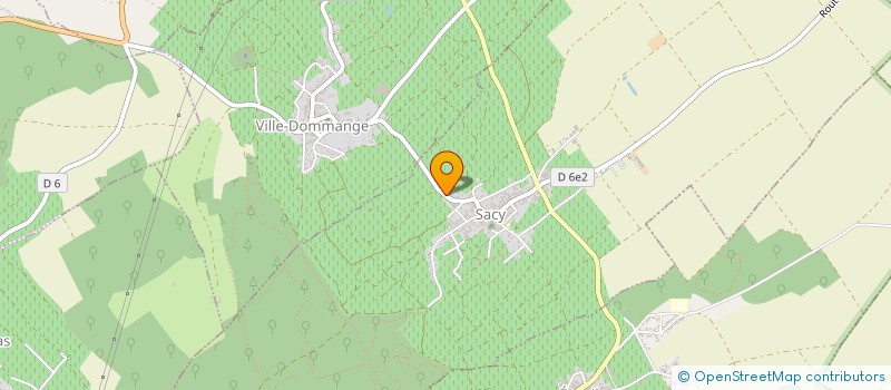 localisation de l'entreprise MONSIEUR JEAN-LUC PONCELET  SACY