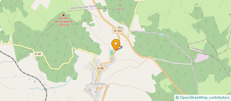 localisation de l'entreprise MONSIEUR JEAN-LUC PONSI  PRADELLES