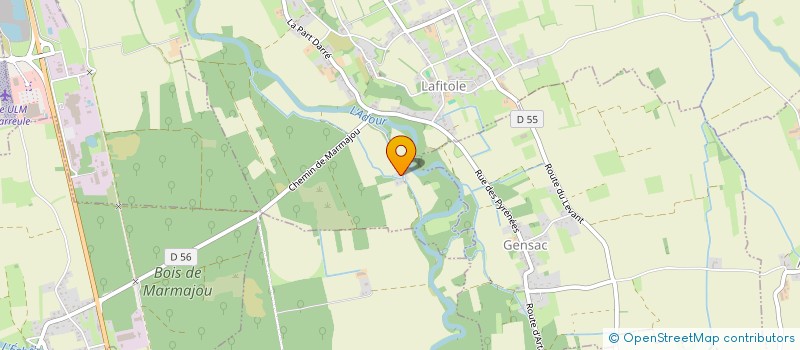 localisation de l'entreprise MONSIEUR JEAN LUC POSTERLE  LAFITOLE