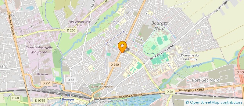 localisation de l'entreprise MONSIEUR JEAN-LUC POULIZAC à BOURGES
