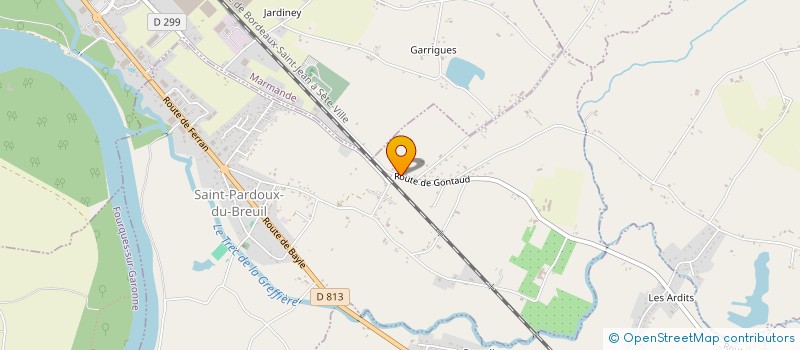 localisation de l'entreprise MONSIEUR JEAN-LUC PRADIE  SAINT-PARDOUX-DU-BREUIL