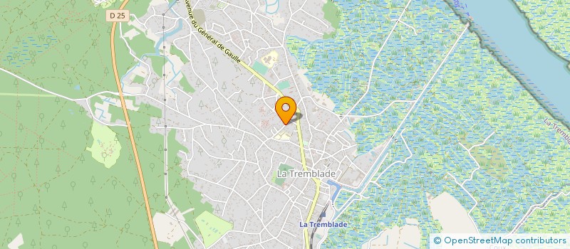 localisation de l'entreprise MONSIEUR JEAN-LUC PRIEUR  LA TREMBLADE