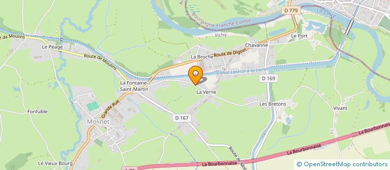 localisation de l'entreprise MONSIEUR JEAN-LUC PRIEUR  MOLINET