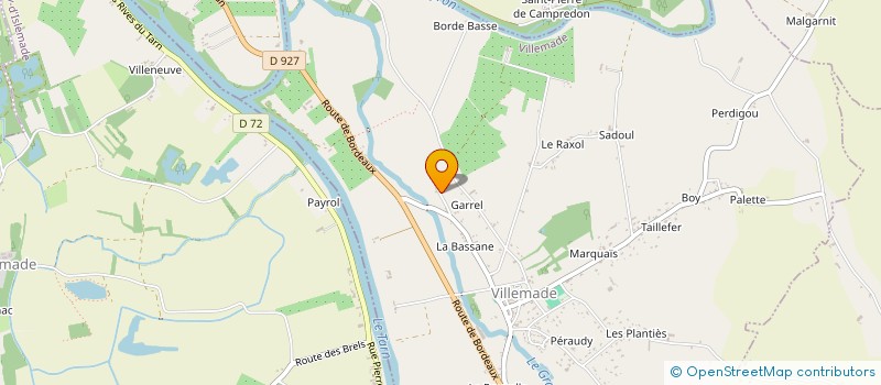 localisation de l'entreprise MONSIEUR JEAN-LUC PRIEUR  VILLEMADE