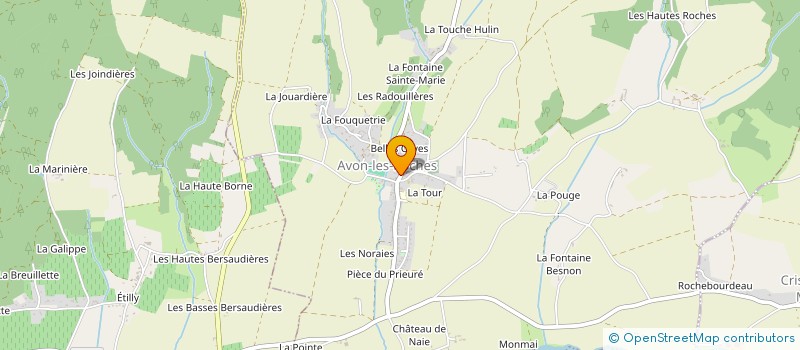 localisation de l'entreprise MONSIEUR JEAN-LUC PROUST à AVON-LES-ROCHES