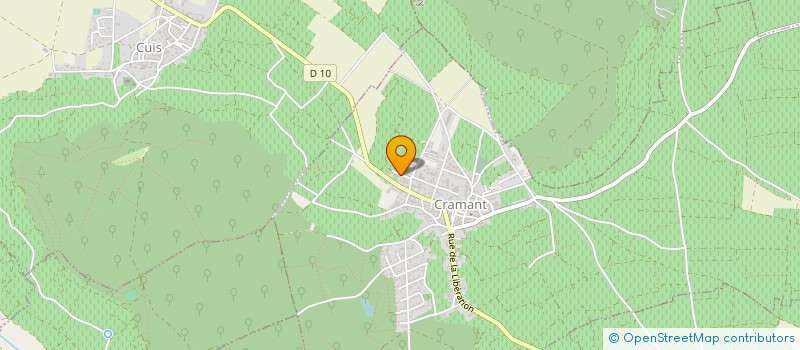localisation de l'entreprise MONSIEUR JEAN LUC PRUD'HOMME à CRAMANT