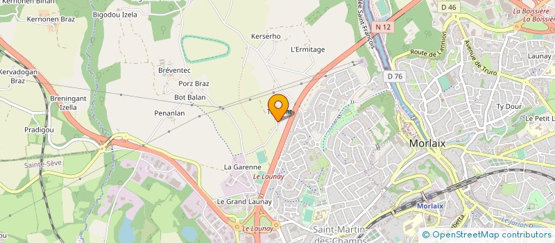 localisation de l'entreprise MONSIEUR JEAN-LUC QUEAU  SAINT-MARTIN-DES-CHAMPS