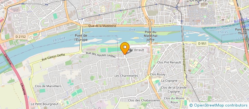 localisation de l'entreprise MONSIEUR JEAN-LUC QUEMENER à ORLEANS