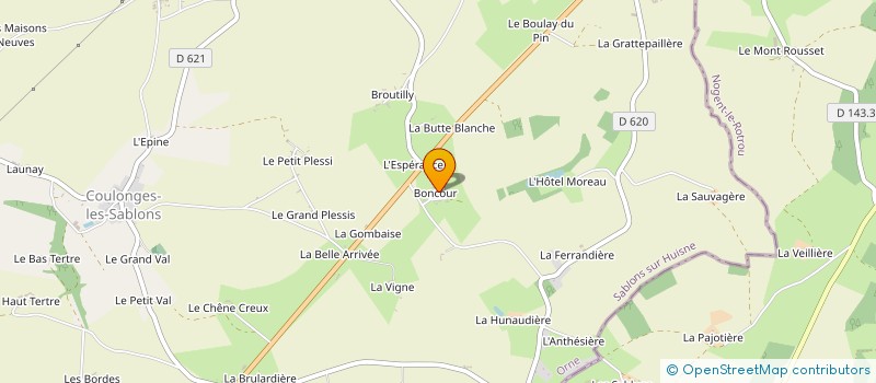 localisation de l'entreprise MONSIEUR JEAN-LUC QUERTEUX à SABLONS-SUR-HUISNE