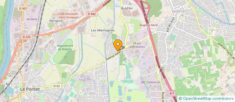 localisation de l'entreprise MONSIEUR JEAN-LUC RABBAT  VEDENE