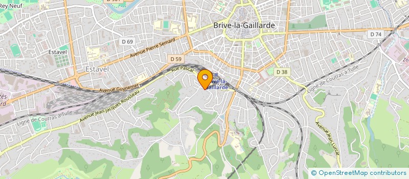 localisation de l'entreprise MONSIEUR JEAN-LUC RADER à BRIVE-LA-GAILLARDE