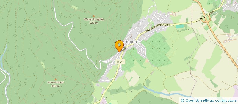 localisation de l'entreprise MONSIEUR JEAN LUC RAICHLE  OBERBRONN