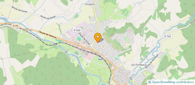 localisation de l'entreprise MONSIEUR JEAN-LUC RAILLON  DIE