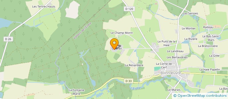 localisation de l'entreprise MONSIEUR JEAN-LUC RALLU à VALLONS-DE-L'ERDRE