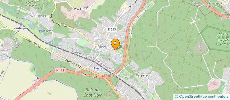localisation de l'entreprise MONSIEUR JEAN-LUC RAMIN à BIEVRES