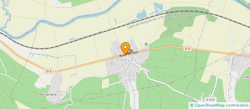 localisation de l'entreprise MONSIEUR JEAN-LUC RAUSSIN  TROISSY