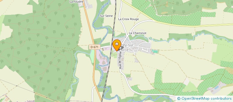 localisation de l'entreprise MONSIEUR JEAN-LUC RENAULT  MERREY-SUR-ARCE