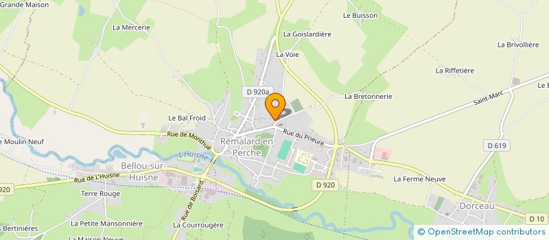 localisation de l'entreprise MONSIEUR JEAN-LUC REPUSSARD à REMALARD-EN-PERCHE