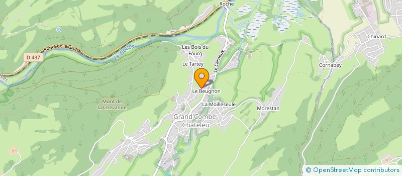 localisation de l'entreprise MONSIEUR JEAN-LUC REYMOND à GRAND'COMBE-CHATELEU