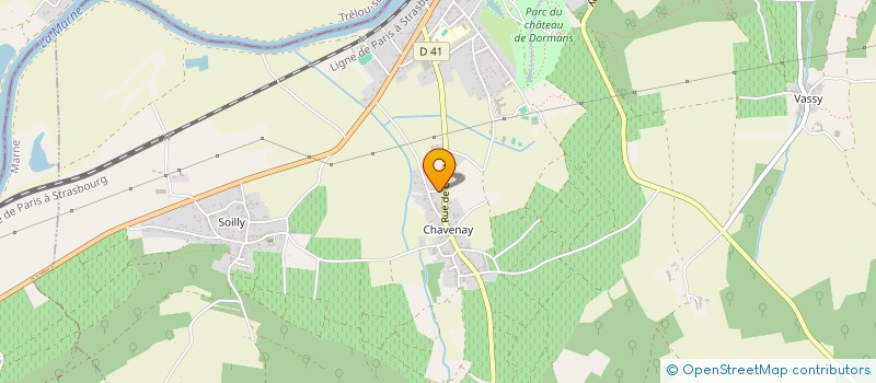 localisation de l'entreprise MONSIEUR JEAN-LUC RION  DORMANS