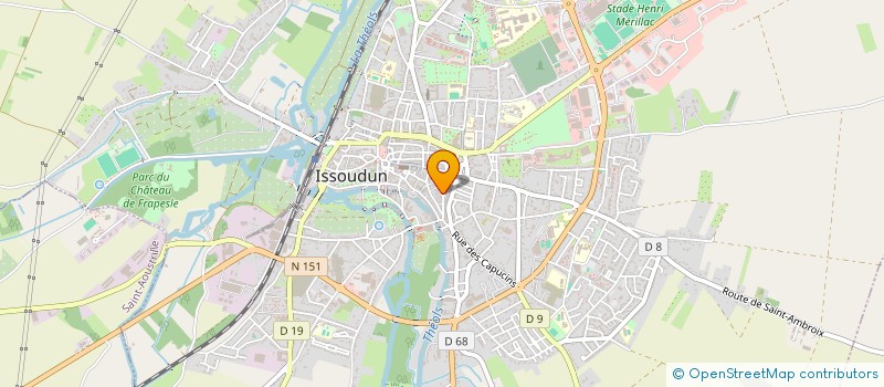 localisation de l'entreprise MONSIEUR JEAN-LUC RIOULT à ISSOUDUN