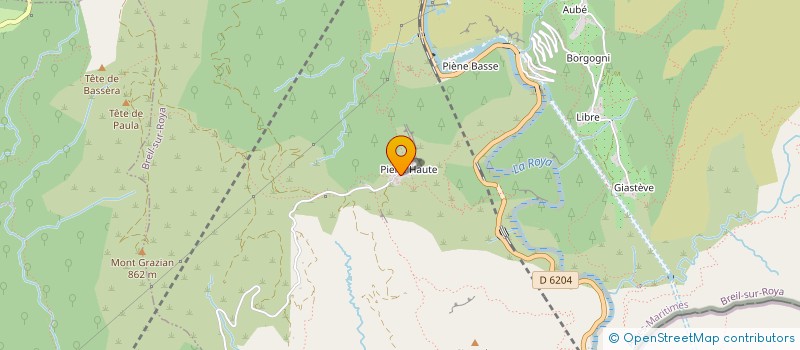 localisation de l'entreprise MONSIEUR JEAN-LUC RIQUIER  BREIL-SUR-ROYA