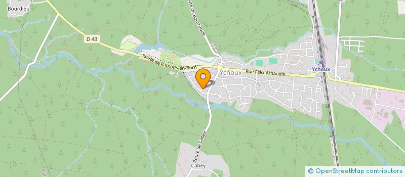 localisation de l'entreprise MONSIEUR JEAN-LUC ROBERT  YCHOUX